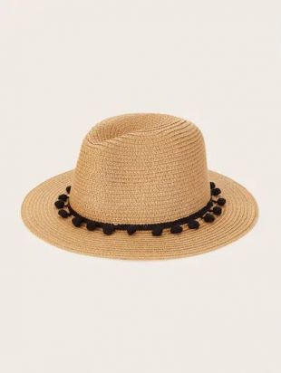 Fedora avec pompons