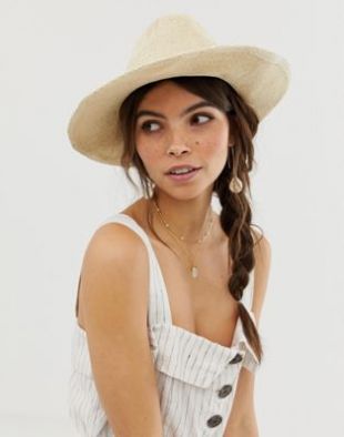 Fedora ajustable en paille | ASOS