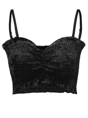 Black Velvet Top