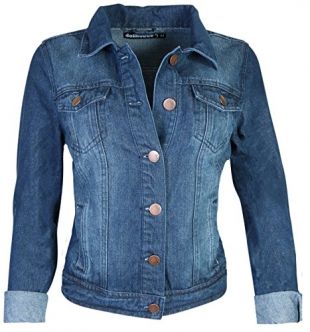 dollhouse Women’s Basic Denim Jean Jacket