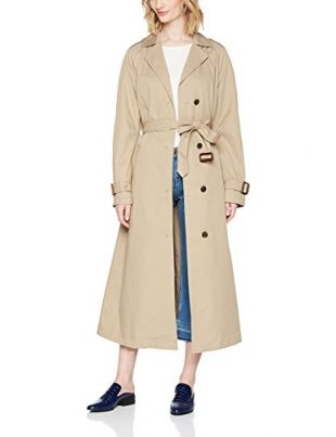 Calvin Klein Jeans Women's Oak Long Trench Coat