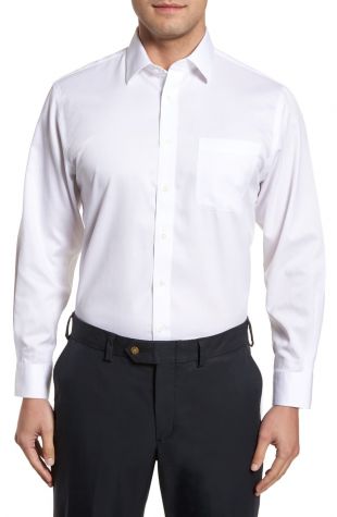 Traditional Fit Stripe Dress Shirt
