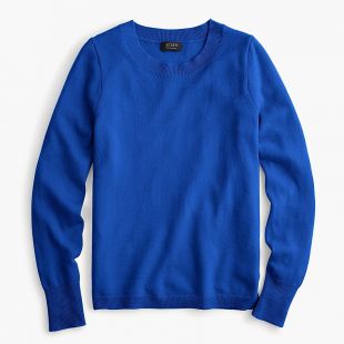 Long-sleeve everyday cashmere crewneck sweater