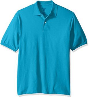 Jerzees - Jerzees Men's Spot Shield Short Sleeve Polo Sport Shirt ...