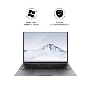 HUAWEI MateBook X Pro - PC Portable - 13.9" tactile (Core i5-8250U, RAM 8Go, SSD 256Go, NVIDIA GeForce MX150, Windows 10 Home, Clavier Français AZERTY) – Gris
