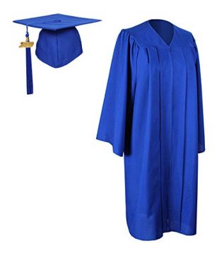 graduationforyou - GraduationForYou Matte Graduation Gown Cap Tassel ...