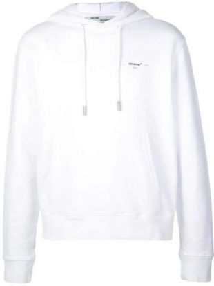 Sweat à Capuche Et Logo Off-White