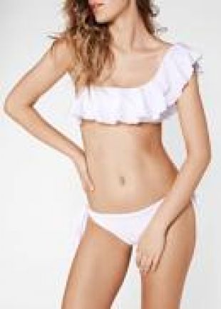 Haut de maillot asymétrique brodé Susy - Calzedonia