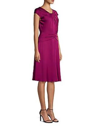 Tatiana Stretch Silk A-Line Dress