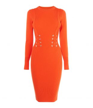 open lace back dress IZA ORANGE RUCHED MAXI MESH DRESS – OFUURE