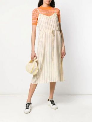 Yellow Striped Dress