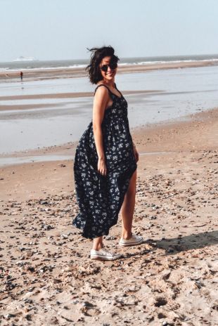 Robe de La Fayette - Marine |