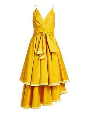 Yellow Tiered Dress of Taylor Swift in 
