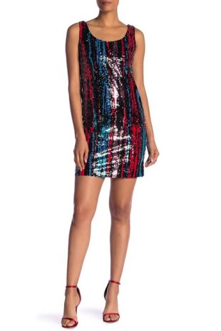 Calvin Klein Embellished Shift Dress