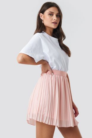 Mini Pleated Skirt Rose