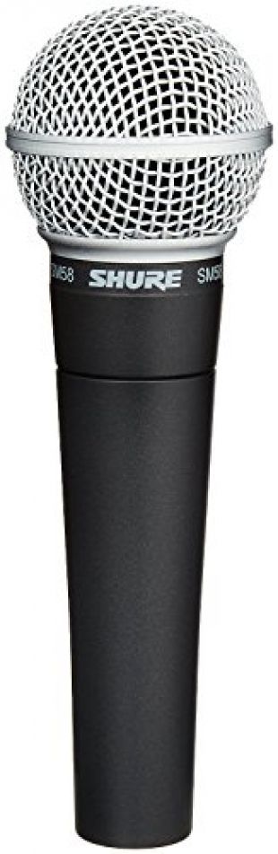 Shure SM58-LC Cardioid Dynamic Vocal Microphone - Black