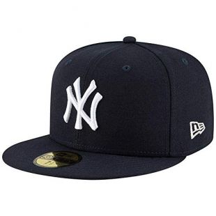 New Era Mens New York Yankees MLB Authentic Collection 59FIFTY Cap, Size 7 1/4