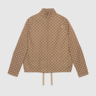 GG Canvas Bomber Jacket