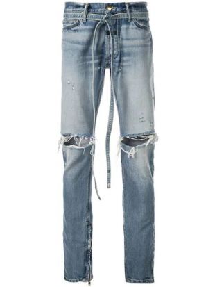 Tie Waist Jeans
