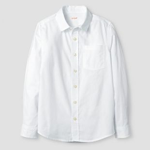 Long Sleeve Button-Down Oxford Shirt