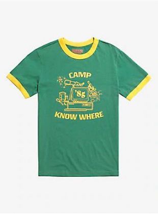 Hot Topic - Stranger Things Camp Know Where Ringer T-Shirt