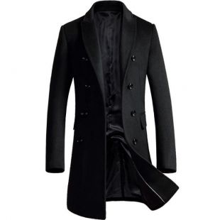 Manteau Longue Homme en Laine