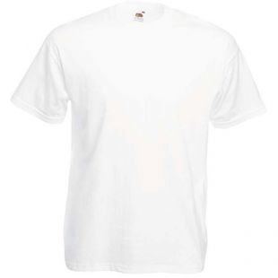 T-shirt Blanc 100% coton Mixte Homme/Femme