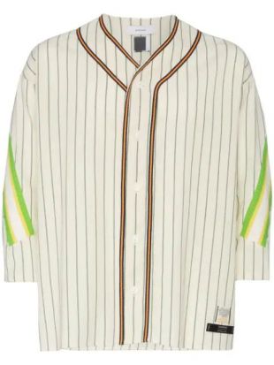 Facetasm Baseball Stripe Shirt worn by James Harden Bucks Vs