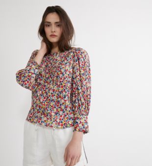 Top Berty droit imprimé
