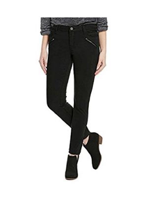 Kenneth Cole Ladies' Moto Skinny Jean, Black