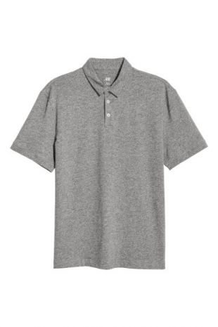 H&M - Polo shirt Slim fit - Grey marl - Men