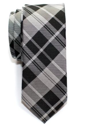 Cravatta Uomo Retreez British Bar, Strisce Sottili In Microfibra, 8 Cm X 148 Cm, Eleganza Formale E Casual, Lavaggio A Secco