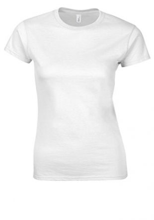 Plain Gildan Cotton Blank Oversized Tshirt T-Shirt White Women T Shirt Top