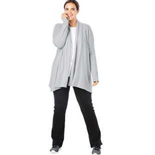 Women's Plus Size Cascading Cardigan