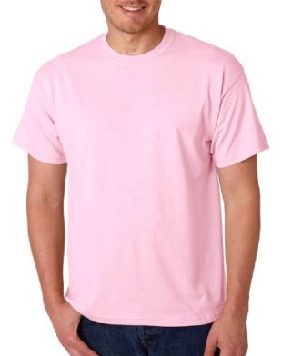 Gildan G8000 Adult Tee - Light Pink - XL