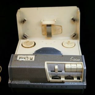 Vintage WOLLENSAK T-1515 Reel to Reel Stereo Tape Recorder Player w/ Microphone  | eBay