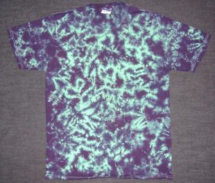 Purple Kush Scrunch cravate teints T-Shirt