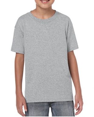 Light Grey Boys Girls Childrens Kids Unisex Plain T-Shirt Tee Shirt 100% Cotton School P.e. Ages 1 2 3 4 5 6 7 8 9 10 11 12 13 14 15 (Bulk Orders Welcome)