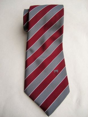 Diaoganal rouge et gris foncé à rayures cravate, cadeau pour lui, Mens cravate, cravate Vintage, pour hommes cravate, cravate Polyester, livraison gratuite