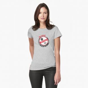 RED STRIPE Fitted T-Shirt