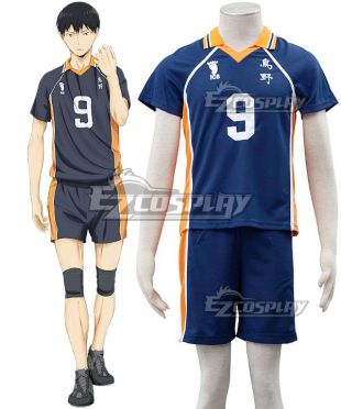 Haikyu!! Haikyuu!! Karasuno High School Tobio Kageyama Royal Blue Cosplay Costume