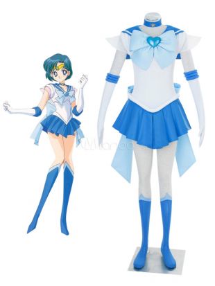 Sailor Moon Toussaint Cosplay Costume Mizuno Ami Robe
