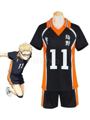 milanoocom - Haikyuu !! Tsukishima Kei Cosplay Costume n11 Jersey