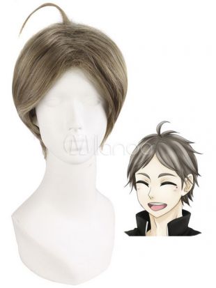 Haikyuu !! Sugawara Koushi Halloween Cosplay perruque