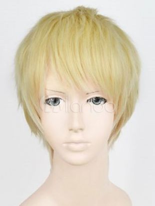 Haikyuu !! Tsukishima Kei Halloween Cosplay perruque