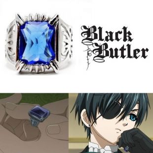 El con piedra azul de Ciel Phantomhive en Black Butler | Spotern