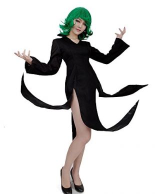 Miccostumes Women's One Punch Man Tornado of Terror Cosplay Costume (Women l)