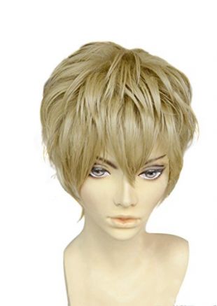 Dazcos Shaped One Punch-Man Genos Cosplay Wig