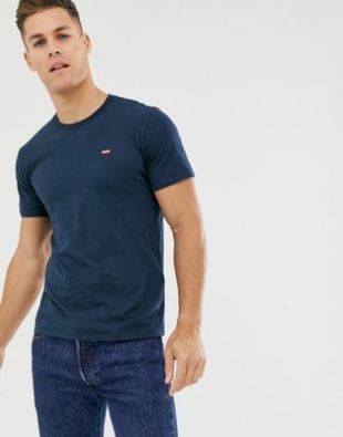 Levi's - Original - T-shirt à petit logo - Dress blues | ASOS