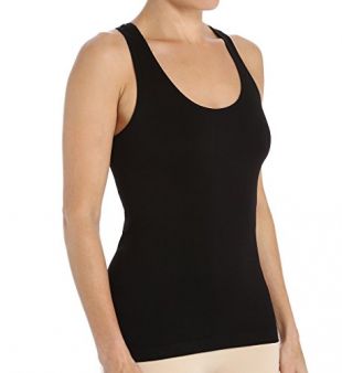 Canottiera Crop Top A Coste Con Scollo Rotondo E Schiena Incrociata - Basic Donna Per Estate E Allenamento - 4